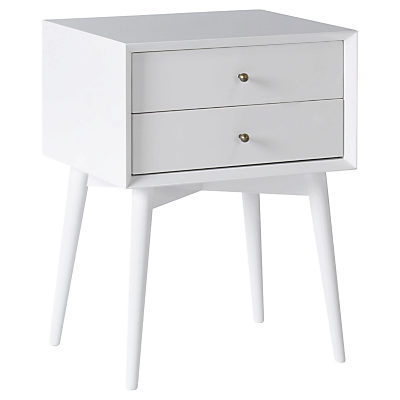 west elm Mid-Century Bedside Table White west elm Mid-Century Bedside Table White